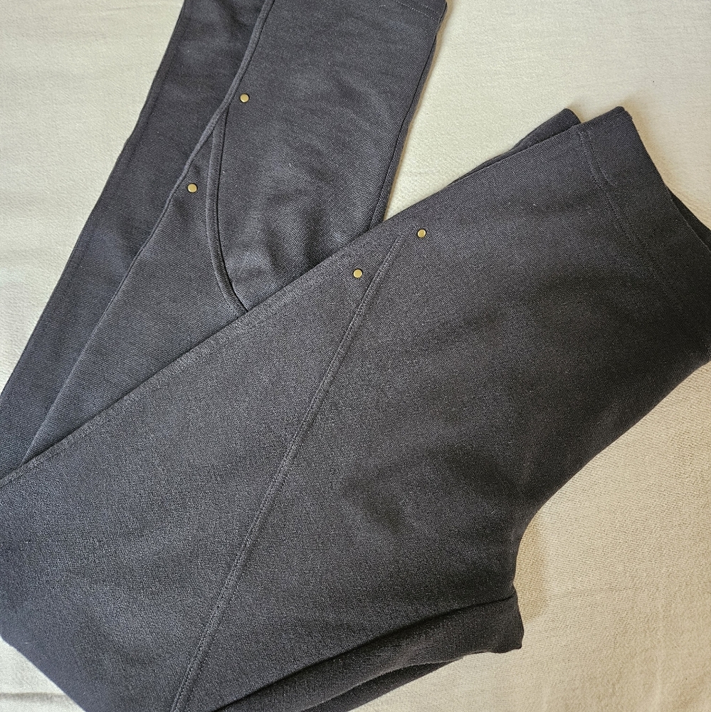 Victoria's Secret Riding Pant Style Charcoal Color Leggings Size Medium